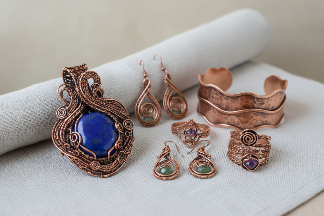 create copper wire jewelry